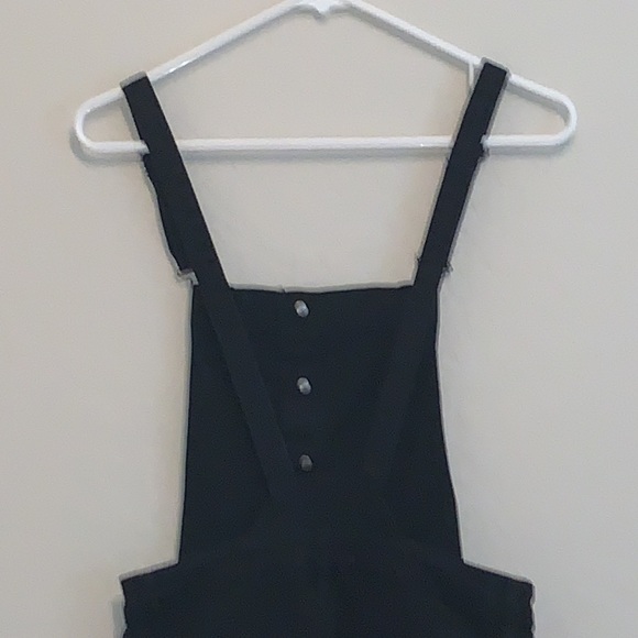 KENDALL & KYLIE SIZE 25 SUPER CUTE JET BLACK CARI OVERALLS - Picture 7 of 14